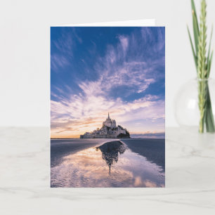 Monumenten Mount Saint-Michel, Normandy Frankrijk Kaart