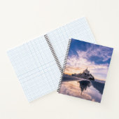 Monumenten Mount Saint-Michel, Normandy Frankrijk Notitieboek (Binnen)