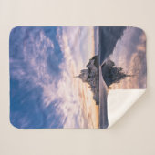 Monumenten Mount Saint-Michel, Normandy Frankrijk Sherpa Deken (Voorkant (horizontaal))