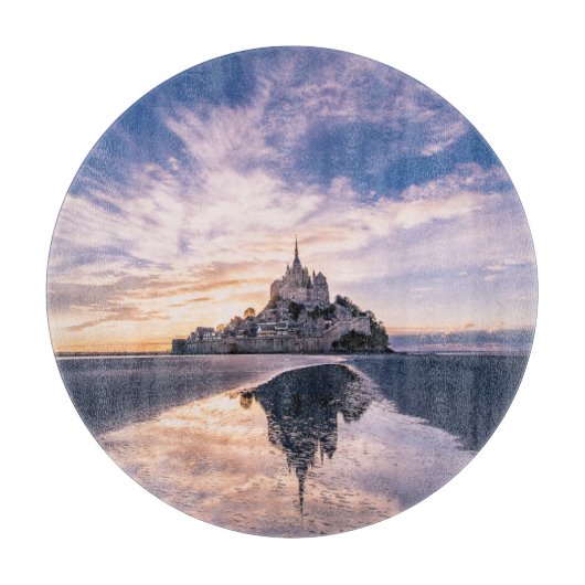 Monumenten Mount Saint-Michel, Normandy Frankrijk Snijplank (Voorkant)