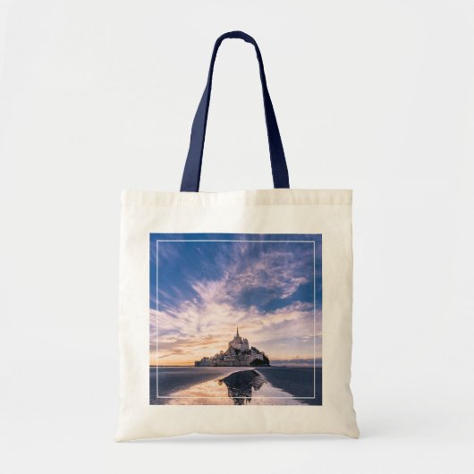 Monumenten Mount Saint-Michel, Normandy Frankrijk Tote Bag (Voorkant)