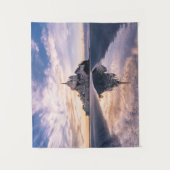 Monumenten Mount Saint-Michel, Normandy Frankrijk Wandkleed (Voorkant)