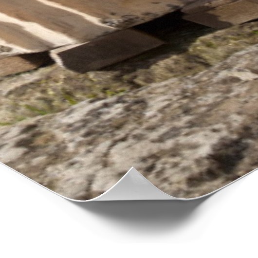 Monumenten | Parthenon Acropolis Athene Griekenlan Poster (Hoek)