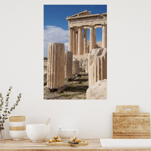 Monumenten | Parthenon Acropolis Athene Griekenlan Poster (Keuken)