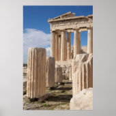 Monumenten | Parthenon Acropolis Athene Griekenlan Poster (Voorkant)