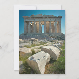 Monumenten Parthenon Athens, Greece Bedankkaart