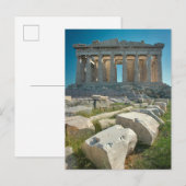 Monumenten Parthenon Athens, Greece Briefkaart (Voorkant / Achterkant)