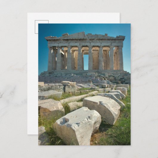 Monumenten Parthenon Athens, Greece Briefkaart (Voorkant / Achterkant)