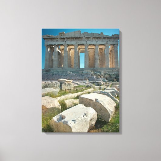 Monumenten Parthenon Athens, Greece Canvas Afdruk (Voorkant)