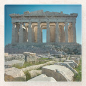 Monumenten Parthenon Athens, Greece Glazen Onderzetter (Voorkant)