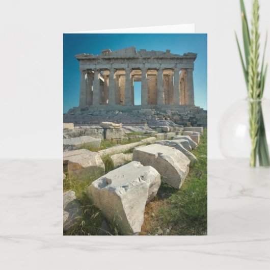 Monumenten Parthenon Athens, Greece Kaart (Voorkant)
