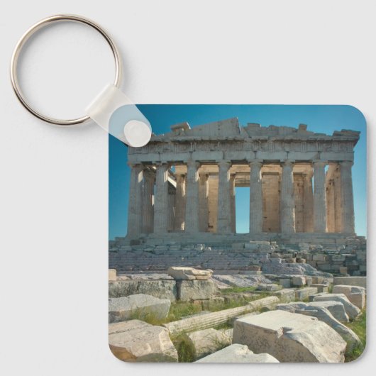 Monumenten Parthenon Athens, Greece Sleutelhanger (Voorkant)