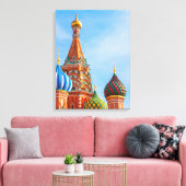 Monumenten | Sint-Basilkathedraal in Moskou Canvas Afdruk (Insitu (Woonkamer))