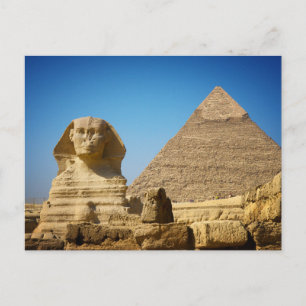 Monumenten   Sphinx & Pyramid of Egypt Briefkaart