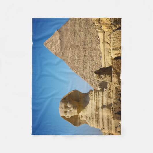 Monumenten | Sphinx & Pyramid of Egypt Fleece Deken (Voorkant)