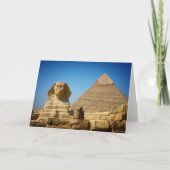 Monumenten | Sphinx & Pyramid of Egypt Kaart (Voorkant)