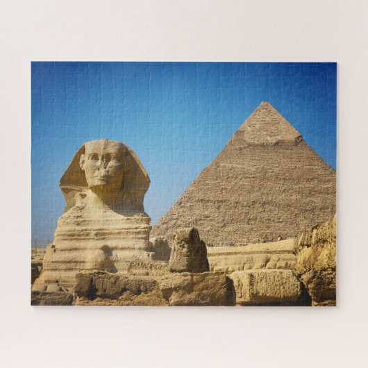 Monumenten | Sphinx & Pyramid of Egypt Legpuzzel (Horizontaal)