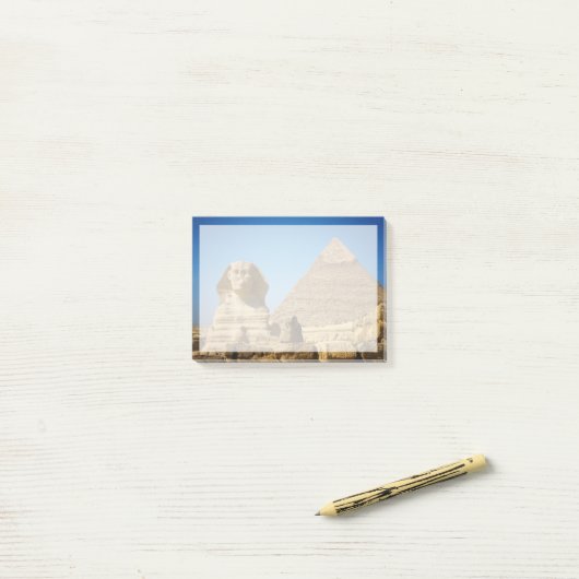 Monumenten | Sphinx & Pyramid of Egypt Post-it® Notes (Op bureau)
