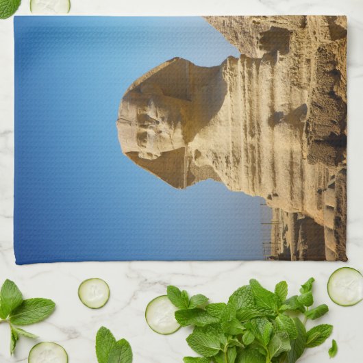 Monumenten | Sphinx & Pyramid of Egypt Theedoek (Gevouwen)