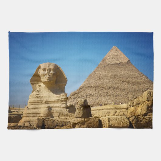 Monumenten | Sphinx & Pyramid of Egypt Theedoek (Horizontaal)