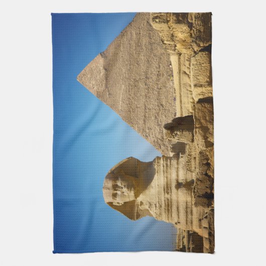 Monumenten | Sphinx & Pyramid of Egypt Theedoek (Verticaal)