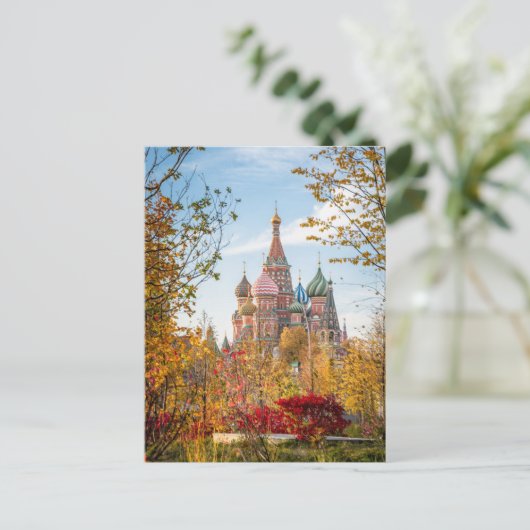 Monumenten | St. Basil's Cathedral Moscow Briefkaart (Staand voorkant)