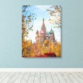 Monumenten | St. Basil's Cathedral Moscow Canvas Afdruk (Insitu (Houten vloer))