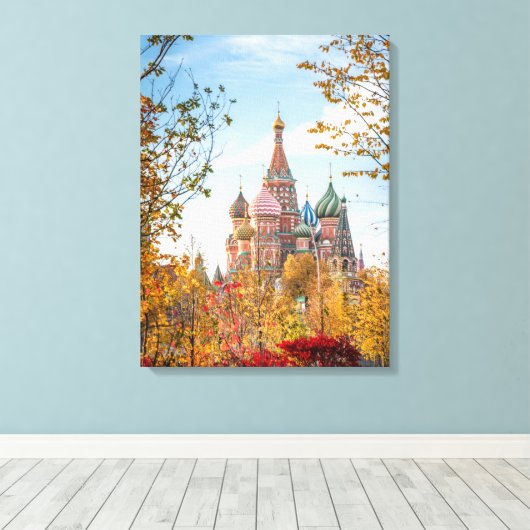 Monumenten | St. Basil's Cathedral Moscow Canvas Afdruk (Insitu (Houten vloer))