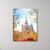 Monumenten | St. Basil's Cathedral Moscow Canvas Afdruk (Voorkant)