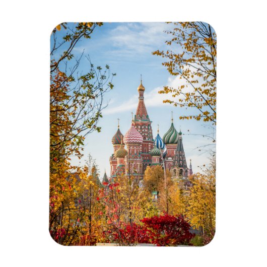Monumenten | St. Basil's Cathedral Moscow Magneet (Verticaal)