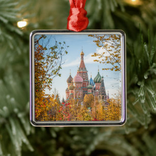 Monumenten   St. Basil's Cathedral Moscow Metalen Ornament