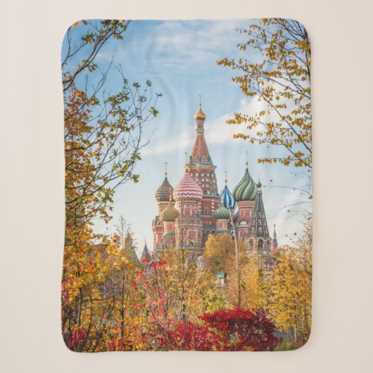 Monumenten | St. Basil's Cathedral Moscow Sherpa Deken (Voorkant)