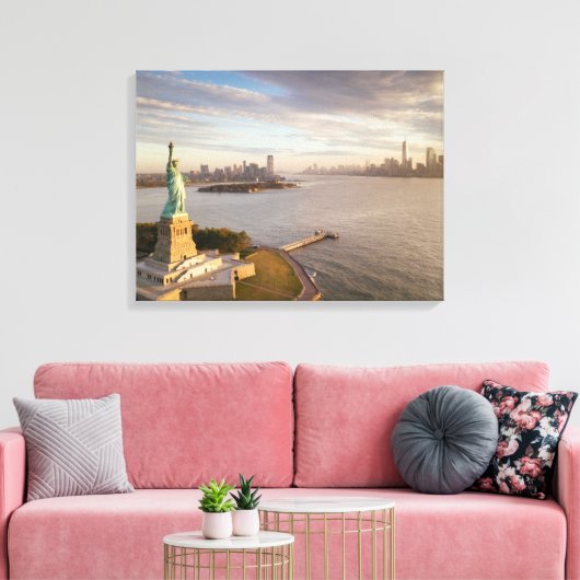 Monumenten | Statue of Liberty Canvas Afdruk (Insitu (Woonkamer))