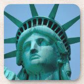 Monumenten | Statue of Liberty Face Bier Onderzetter (Voorkant)