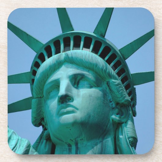 Monumenten | Statue of Liberty Face Bier Onderzetter (Voorkant)