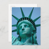 Monumenten | Statue of Liberty Face Briefkaart (Voorkant / Achterkant)
