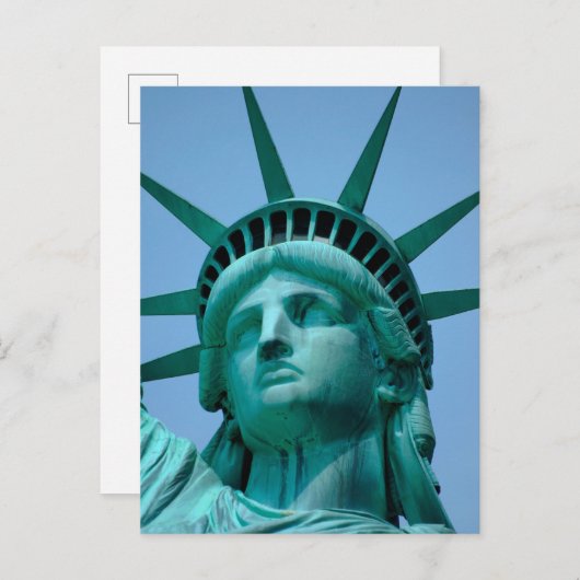 Monumenten | Statue of Liberty Face Briefkaart (Voorkant / Achterkant)