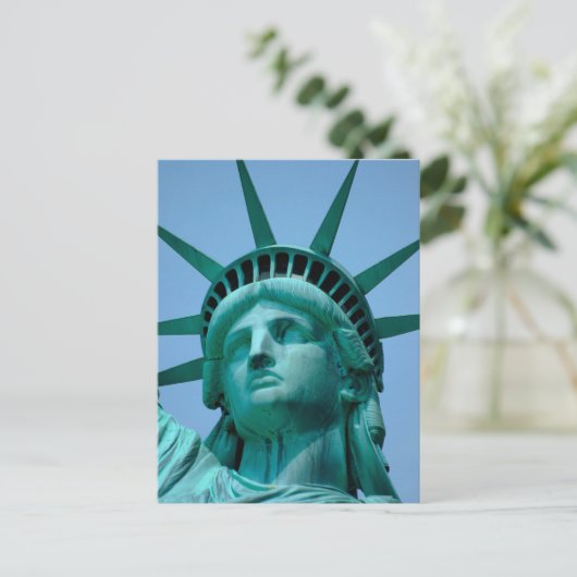Monumenten | Statue of Liberty Face Briefkaart (Staand voorkant)