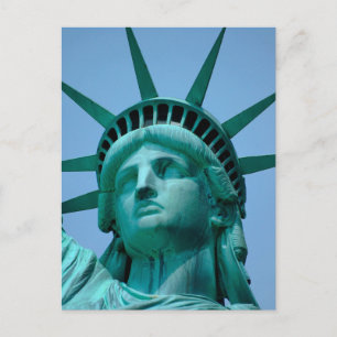 Monumenten   Statue of Liberty Face Briefkaart