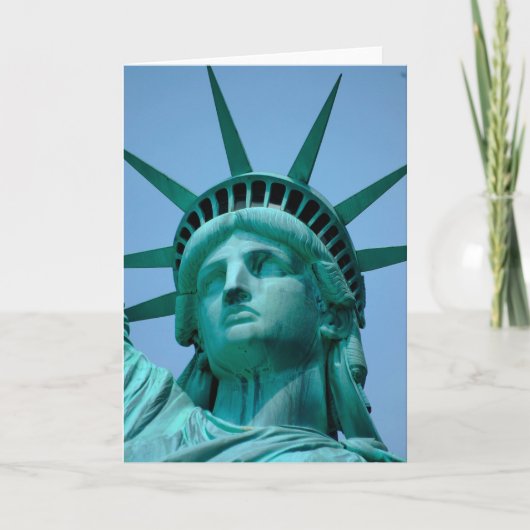 Monumenten | Statue of Liberty Face Kaart (Voorkant)
