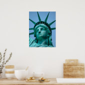 Monumenten | Statue of Liberty Face Poster (Keuken)