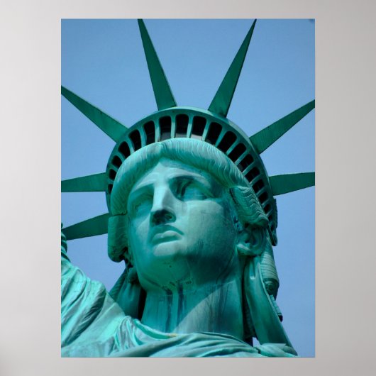 Monumenten | Statue of Liberty Face Poster (Voorkant)