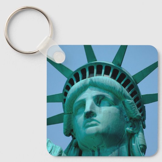 Monumenten | Statue of Liberty Face Sleutelhanger (Voorkant)