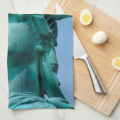 Monumenten | Statue of Liberty Face Theedoek (Quarter Fold)