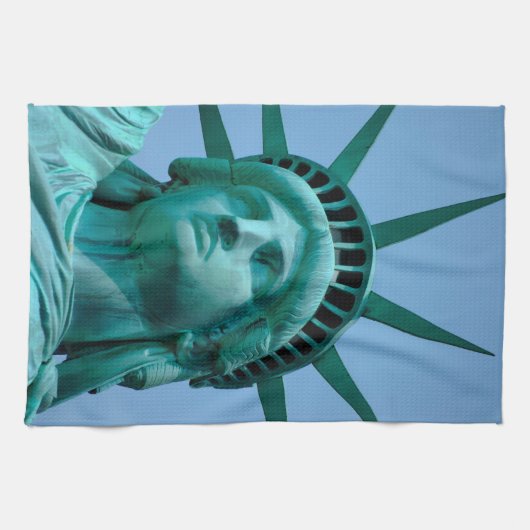 Monumenten | Statue of Liberty Face Theedoek (Horizontaal)