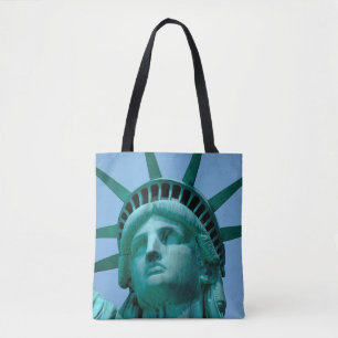 Monumenten   Statue of Liberty Face Tote Bag