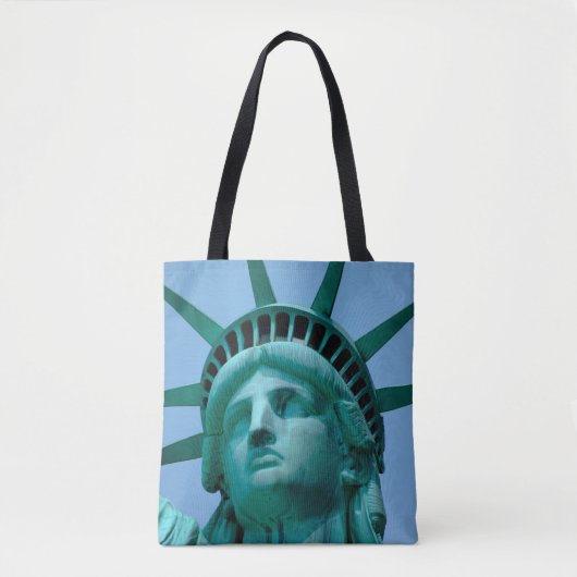 Monumenten | Statue of Liberty Face Tote Bag (Voorkant)