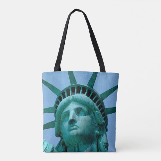 Monumenten | Statue of Liberty Face Tote Bag (Achterkant)