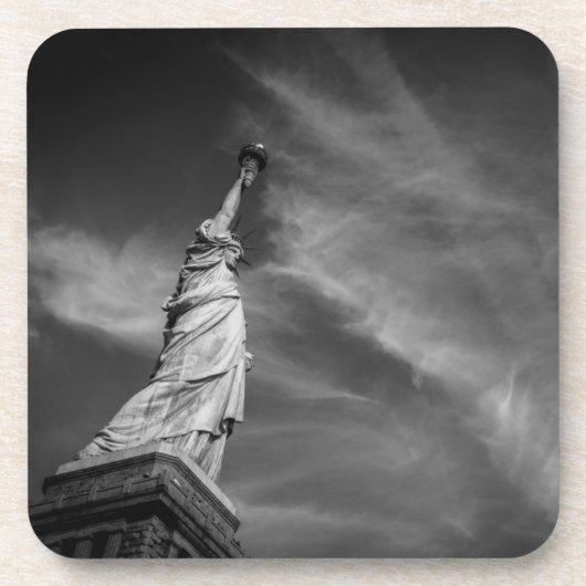 Monumenten Statue of Liberty Manhattan NYC Bier Onderzetter (Voorkant)