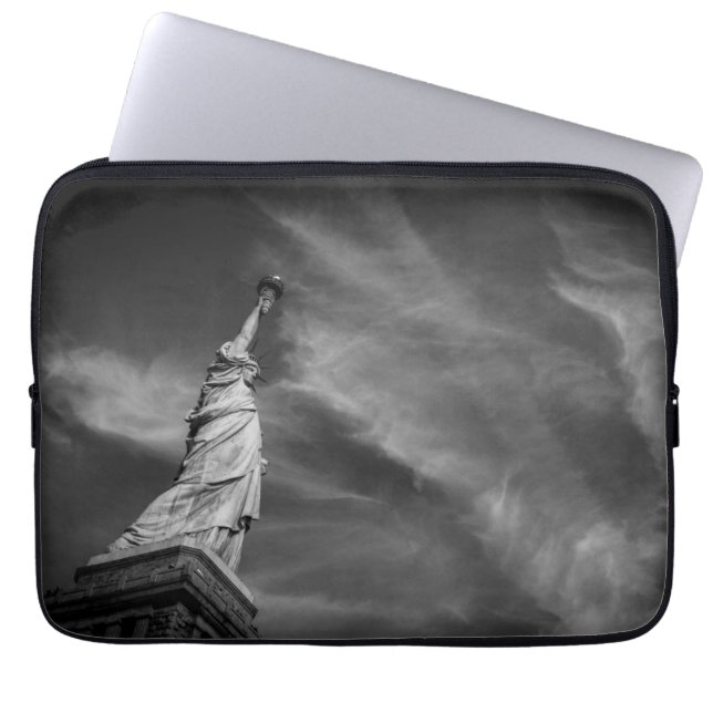 Monumenten Statue of Liberty Manhattan NYC Laptop Sleeve (Voorkant)